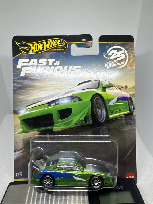 Hot Wheels 2026 Premium Fast & Furious 25 Years 1995 Mitsubishi Eclipse Green #1