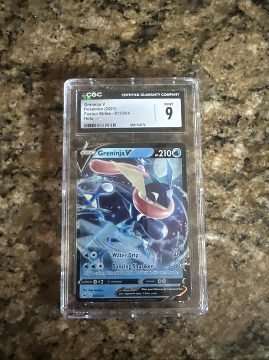 Greninja V 073/264 Pokémon Card | Fusion Strike SWSH 2021
