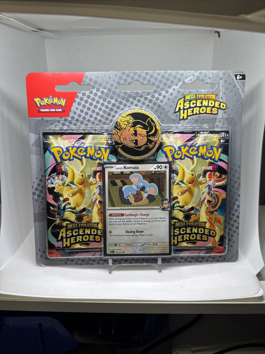 Pokémon Ascended Heroes 2-Pack Blister Larry’s Komala | Sealed