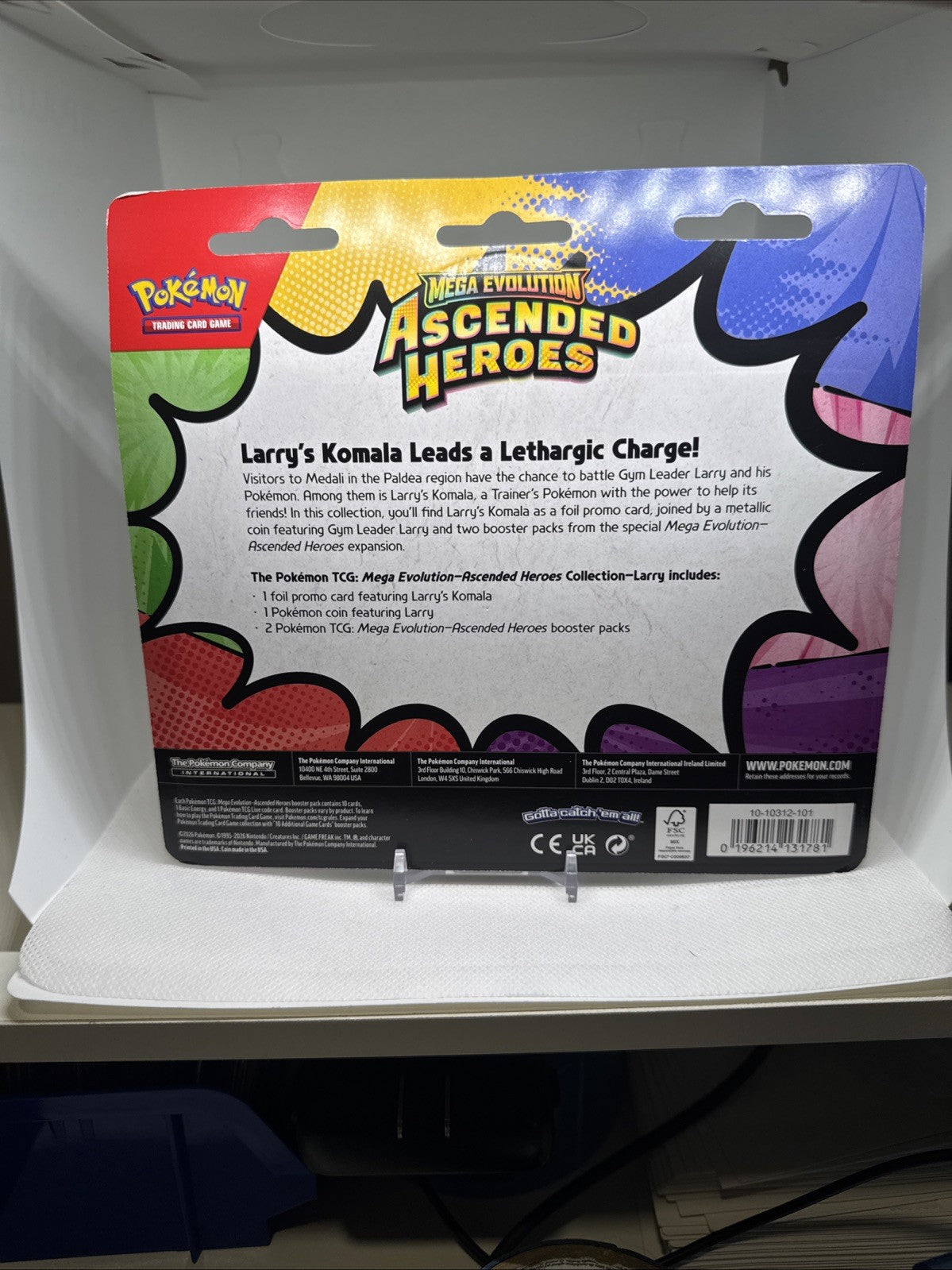 Pokémon Ascended Heroes 2-Pack Blister Larry’s Komala | Sealed