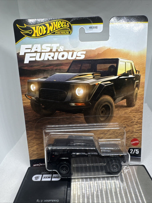 Hot Wheels Fast & Furious Lamborghini LM002 Diecast Car Black