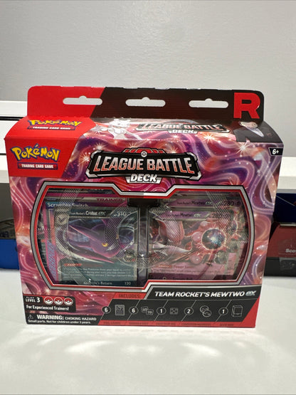 Team Rocket’s Mewtwo ex League Battle Deck | Pokémon TCG | Factory Sealed