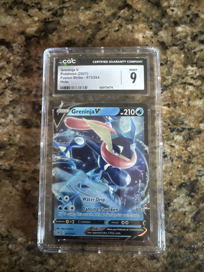 Greninja V 073/264 Pokémon Card | Fusion Strike SWSH 2021