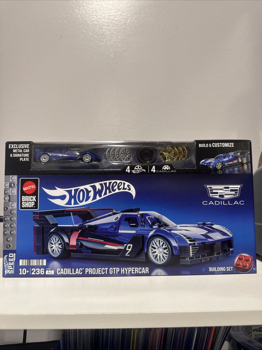 Hot Wheels Mattel Brick Shop Cadillac Project GTP Hypercar New Sealed