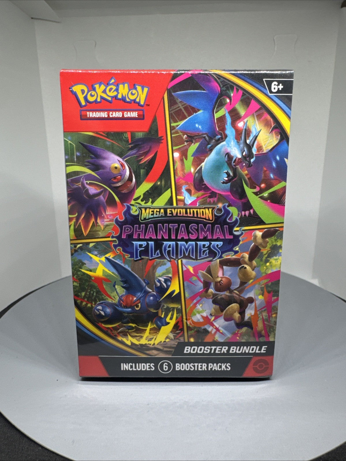 Pokémon Mega Evolution Phantasmal Flames Booster Bundle 6 Packs | Sealed