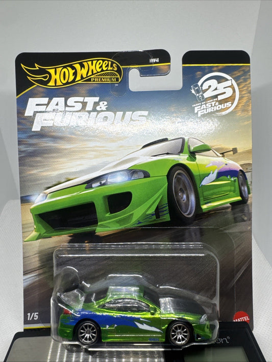 Hot Wheels 2026 Premium Fast & Furious 25 Years 1995 Mitsubishi Eclipse Green #1