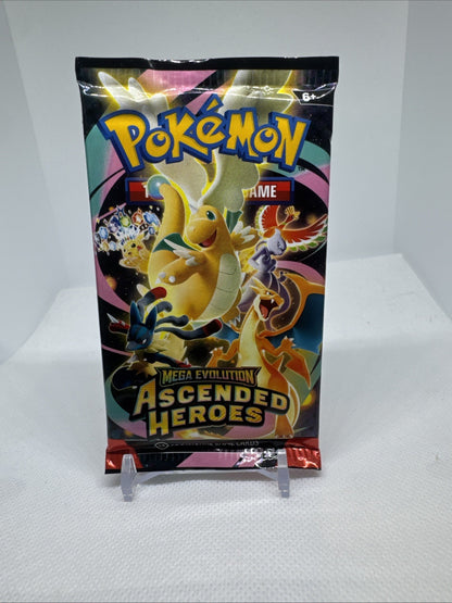 Pokémon Ascended Heroes Booster Pack 10 Cards | Sealed | English TCG