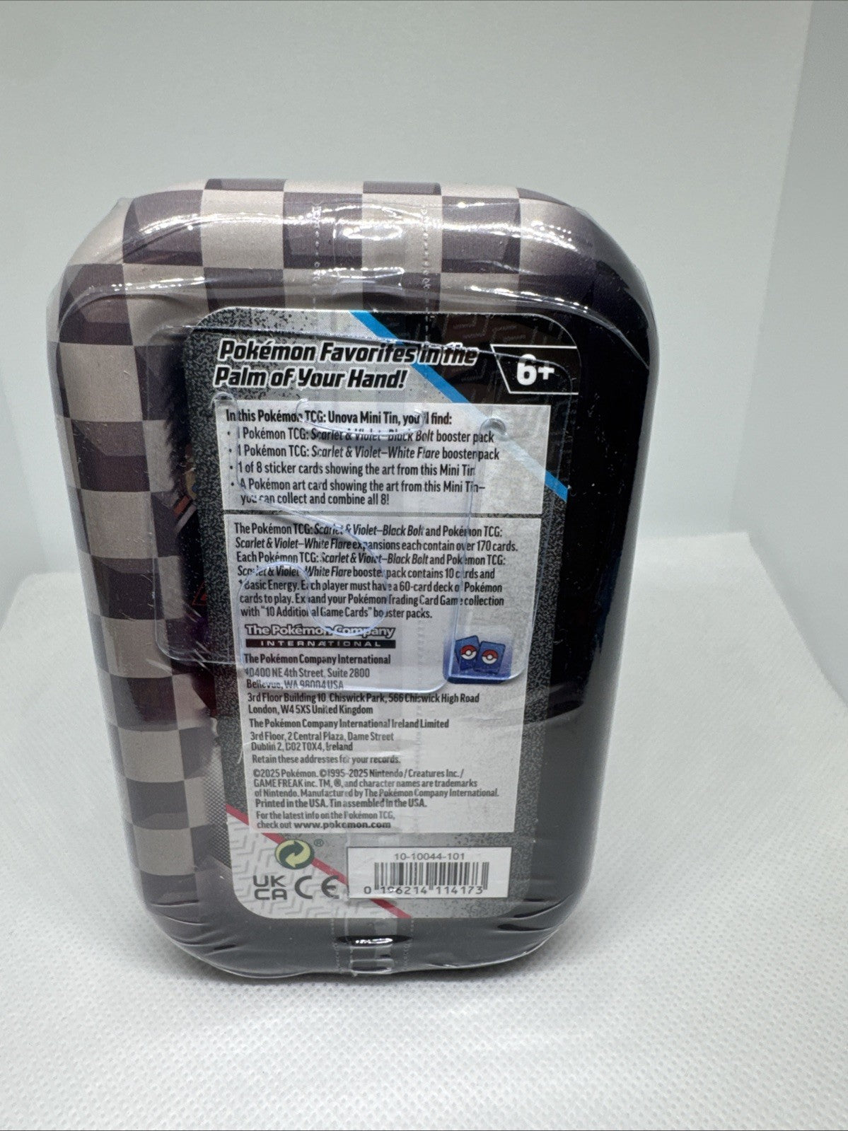 Pokemon TCG Unova Mini Tin Black Bolt White Flare Krookodile & Excadrill Sealed