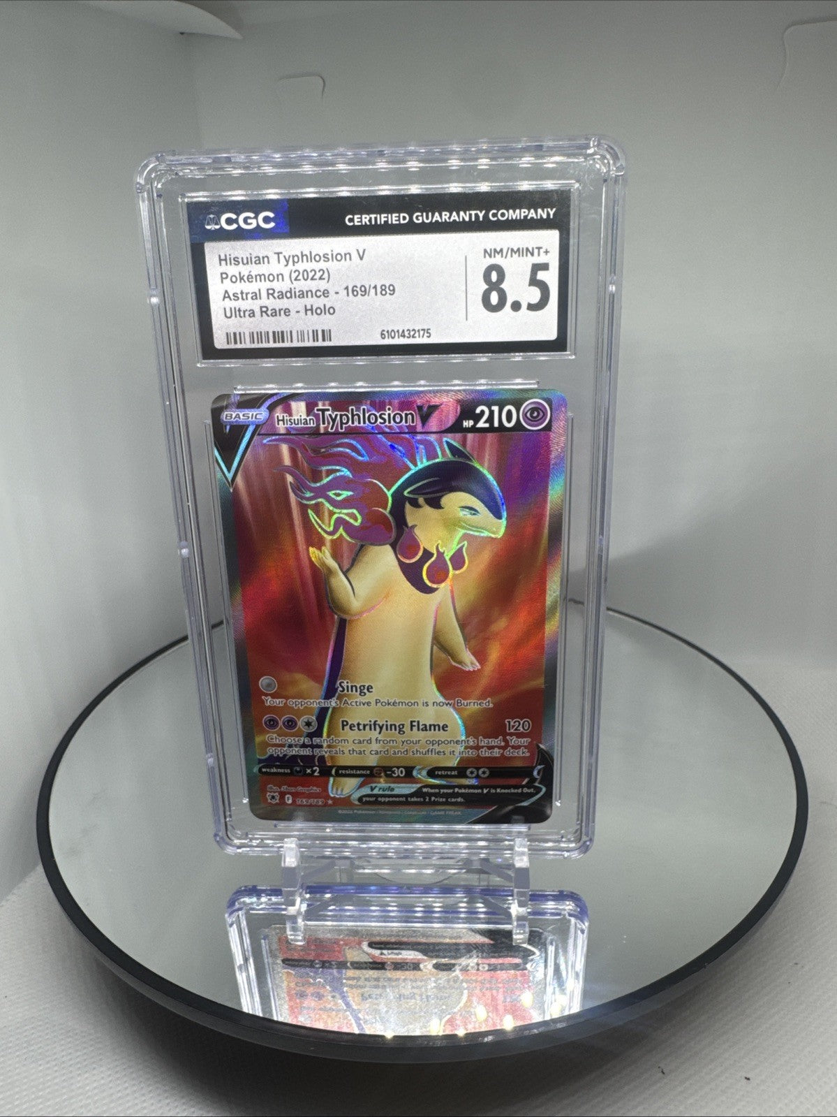 Hisuian Typhlosion V 169/189 Full Art Pokémon Card | Astral Radiance SWSH10