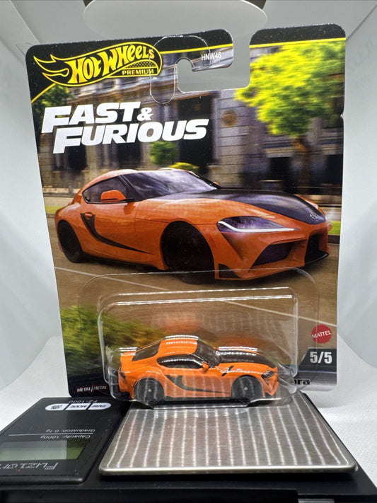 Hot Wheels Premium Fast & Furious 2021 Toyota GR Supra Real Riders Diecast