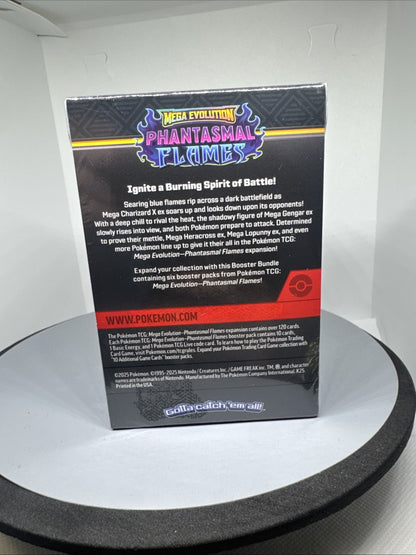 Pokémon Mega Evolution Phantasmal Flames Booster Bundle 6 Packs | Sealed