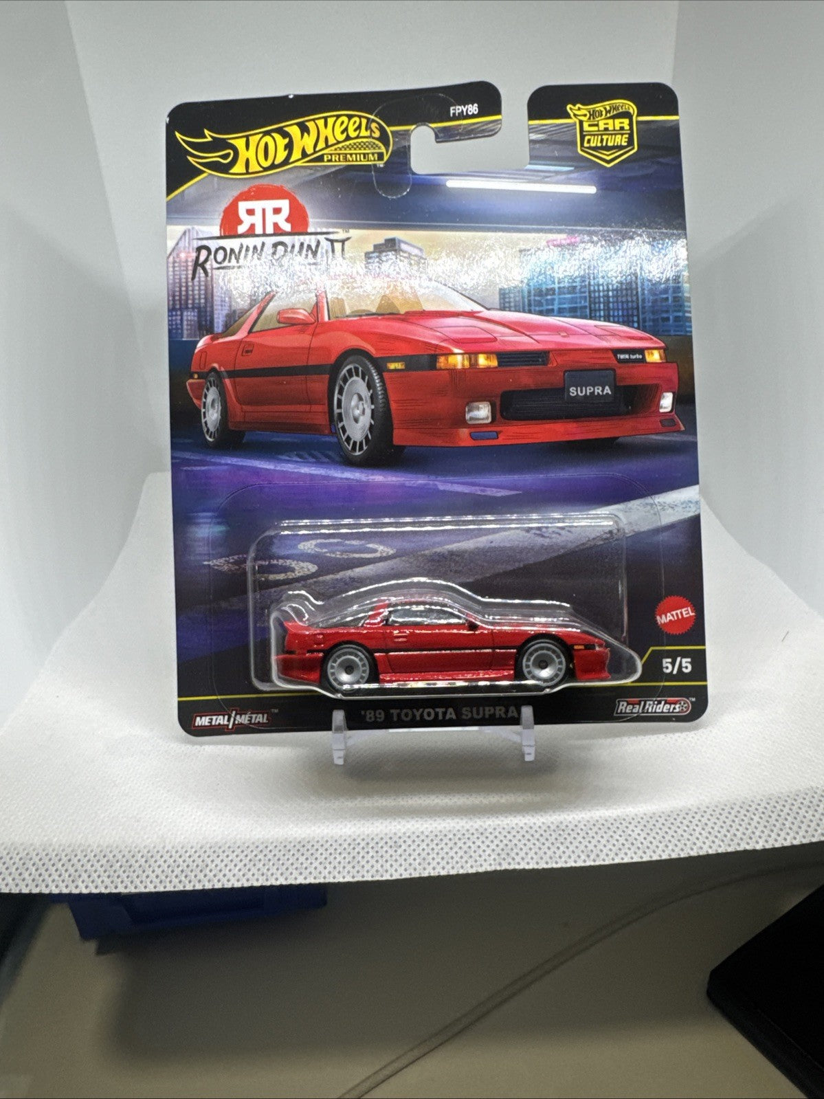Hot Wheels Car Culture Premium Ronin Run 2 ‘89 TOYOTA SUPRA / A28