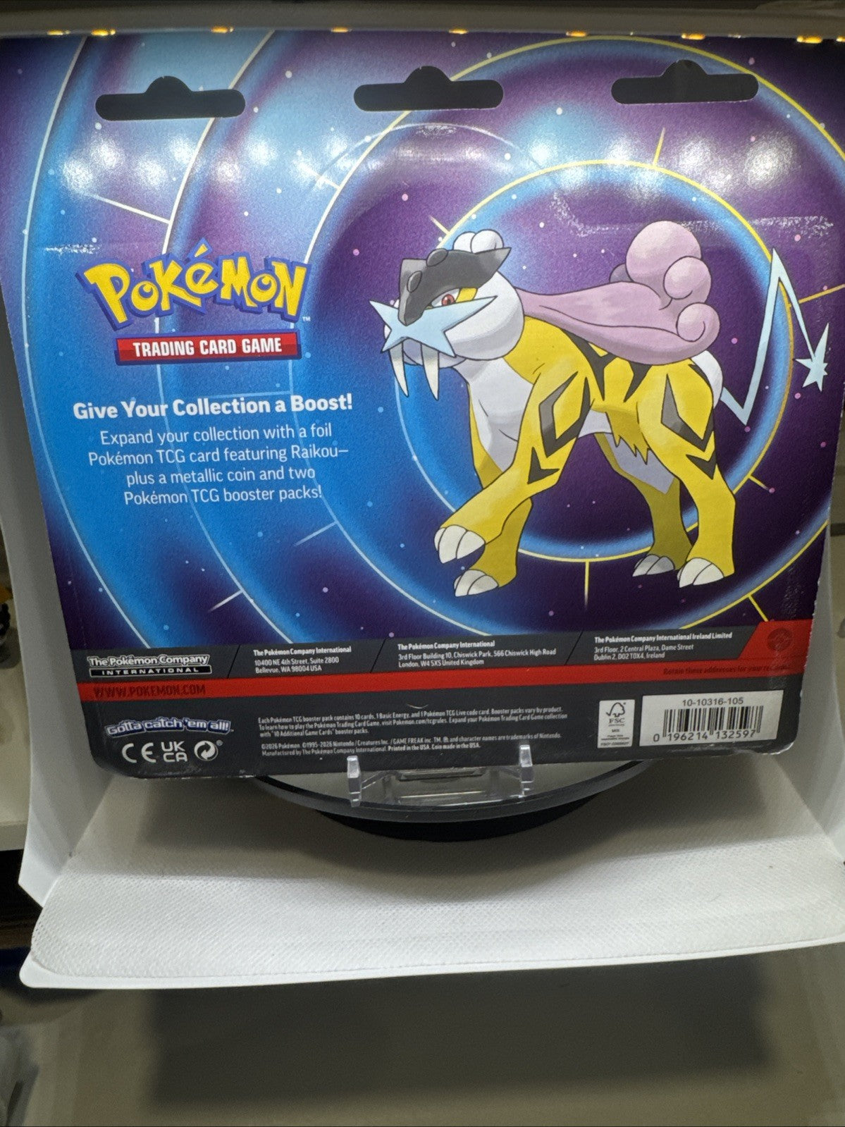 NEW Pokemon Mega Evolution & Phantasmal Flames 2-Pack Blister Sealed - Raikou