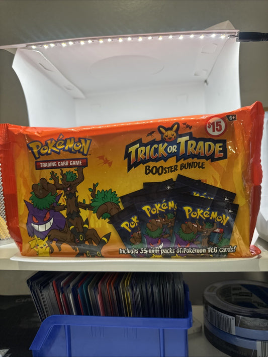 Pokémon TCG Trick or Trade BOOster Bundle (2024) 35 Mini Packs UNOPENED 