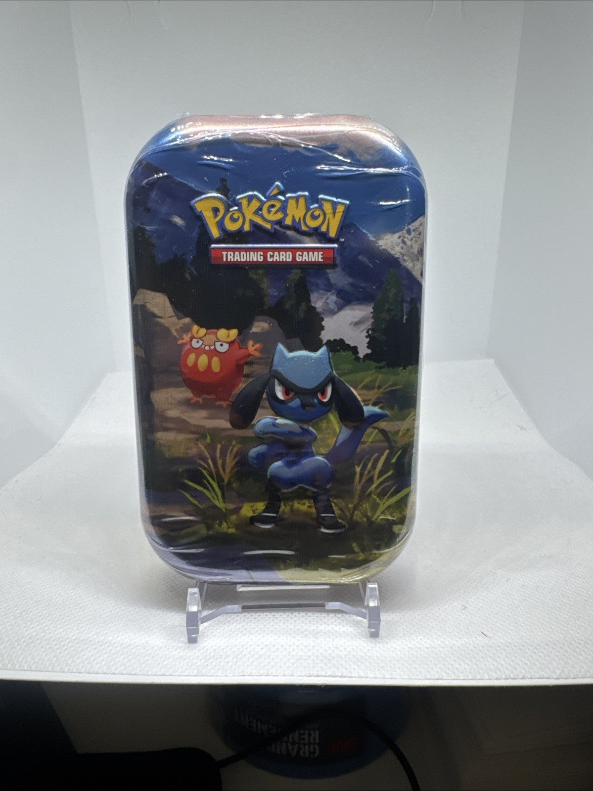 Pokémon Ascended Heroes Mini Tin Riolu | Mega Evolution TCG | Sealed