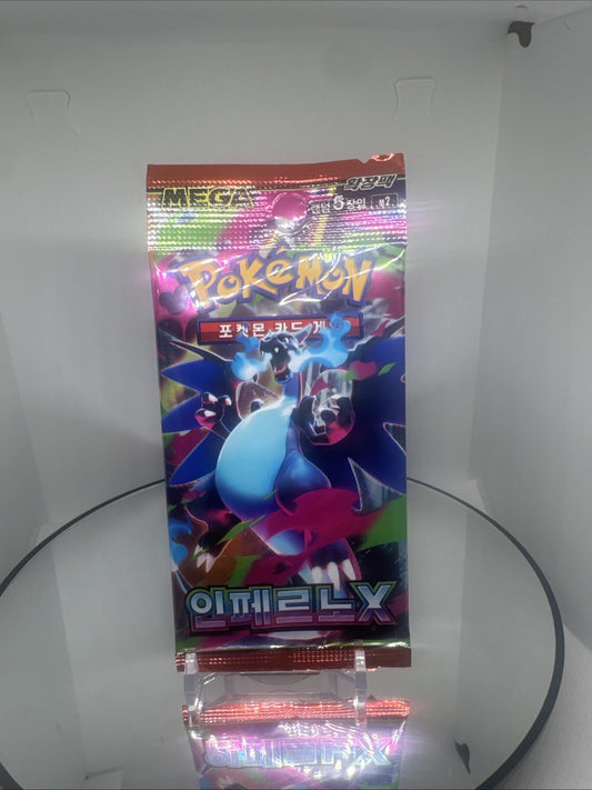 Pokémon Infer X Mega Booster Pack Korean | Factory Sealed