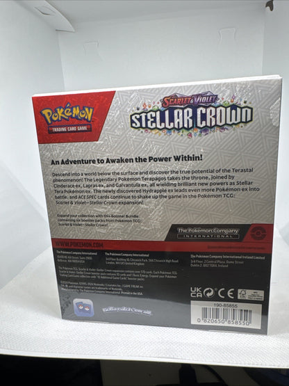 Pokémon Stellar Crown Booster Bundle | Factory Sealed | Pokémon TCG