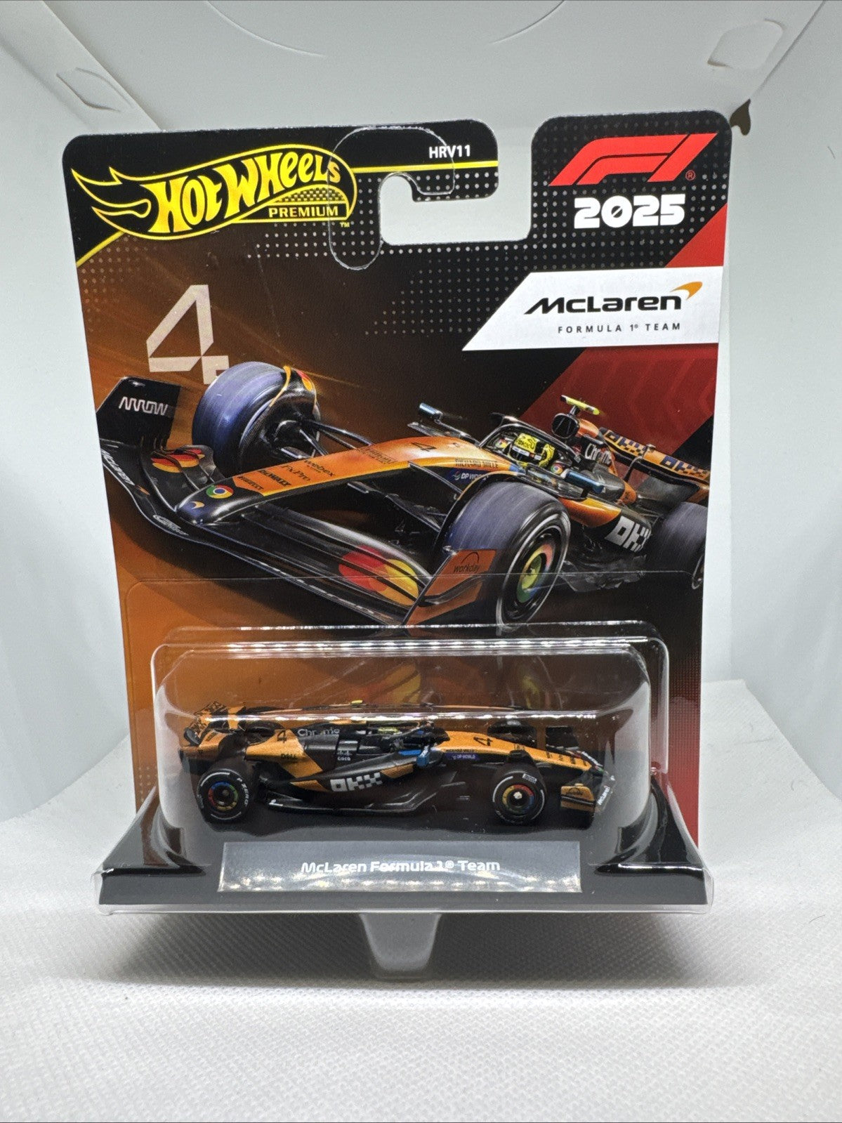 Hot Wheels Premium McLaren F1 #4 Lando Norris 2025 Formula 1