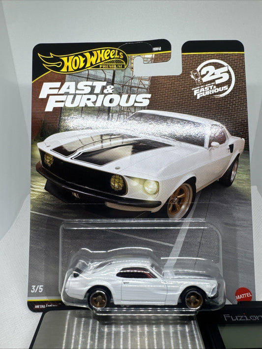 2024 Hot Wheels Premium Fast & Furious 4/5 FURIOUS 6 1969 FORD MUSTANG BOSS E36