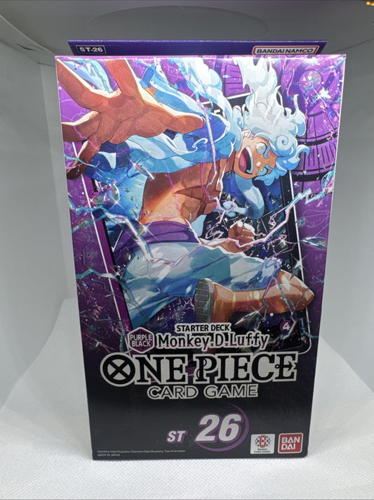 One Piece Card Game ST 26 MONKEY.D.LUFFY FStarter Deck English - FACTORY SEALED