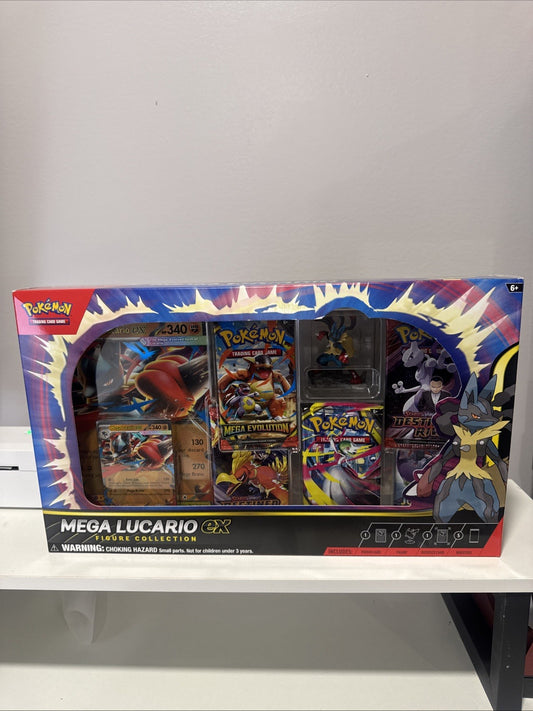 Mega Lucario ex Premium Figure Collection Box | Pokémon TCG | Sealed