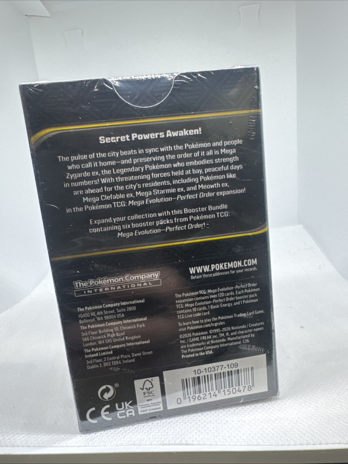 Pokémon Perfect Order Booster Bundle IN HAND FAST SHIP Sealed TCG