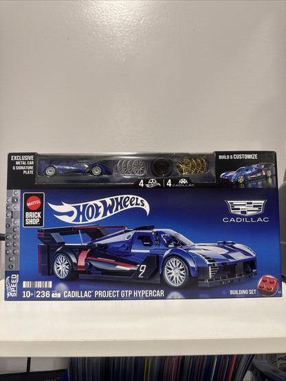 Hot Wheels Mattel Brick Shop Cadillac Project GTP Hypercar New Sealed
