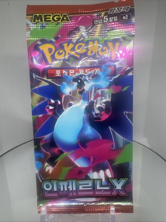 Pokémon Infer X Mega Booster Pack Korean | Factory Sealed