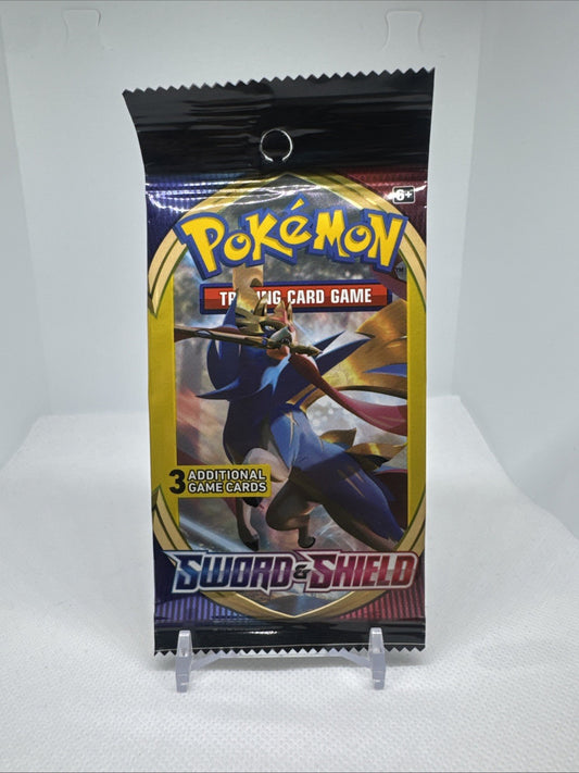 Pokemon TCG Sword & Shield ZACIAN 3 card Booster Pack