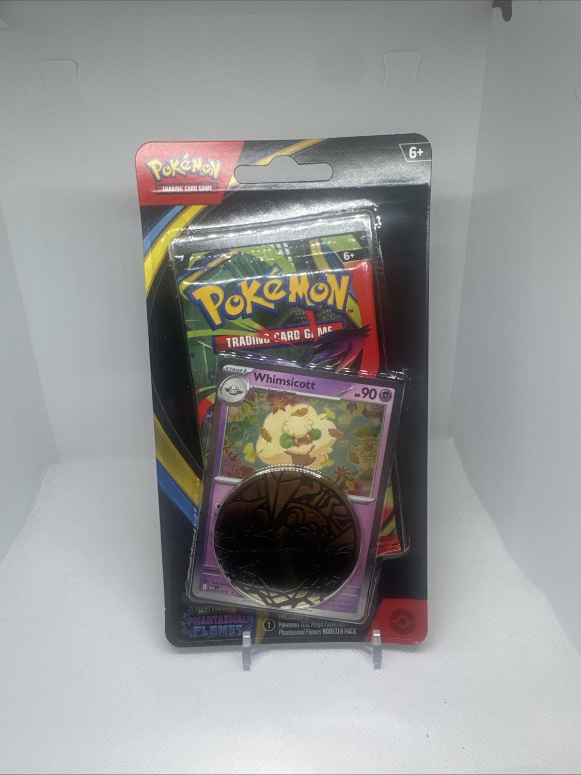 Pokémon Phantasmal Flames Blister Pack | Cottonee Promo & Coin | Sealed