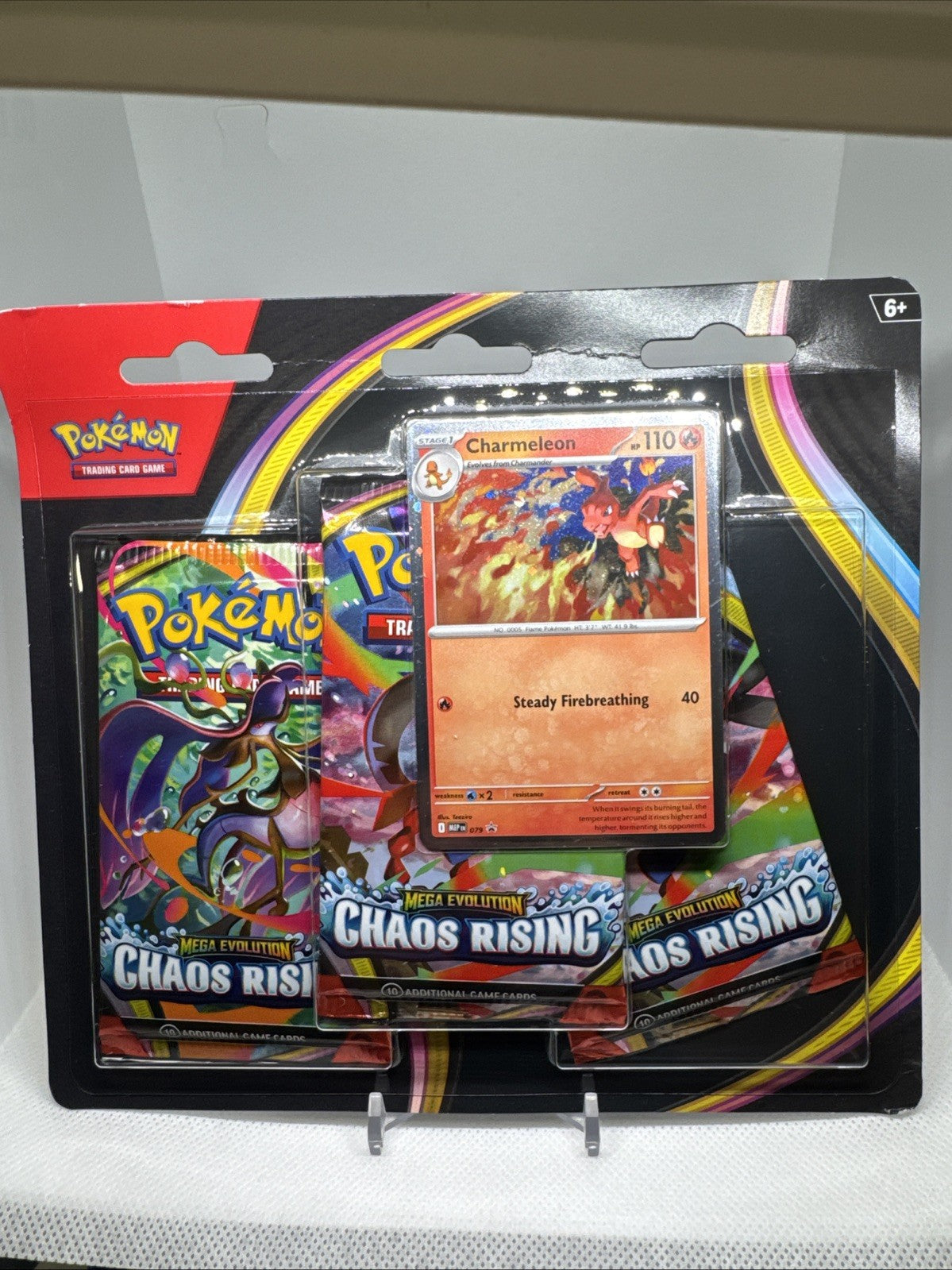 Pokemon TCG ME04: Chaos Rising 3-Pack Blister - Sealed - IN HAND READY TO SHIP