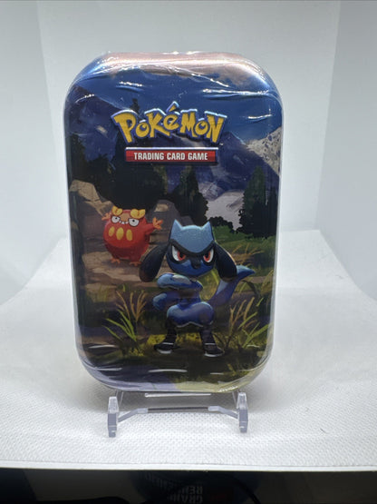 Pokémon Ascended Heroes Mini Tin Riolu | Mega Evolution TCG | Sealed