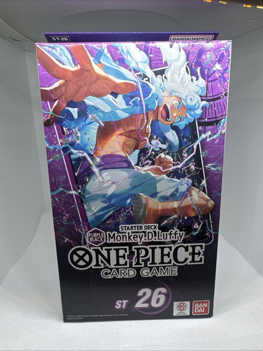 One Piece Card Game ST 26 MONKEY.D.LUFFY FStarter Deck English - FACTORY SEALED