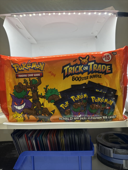 Pokémon TCG Trick or Trade BOOster Bundle (2024) 35 Mini Packs UNOPENED 