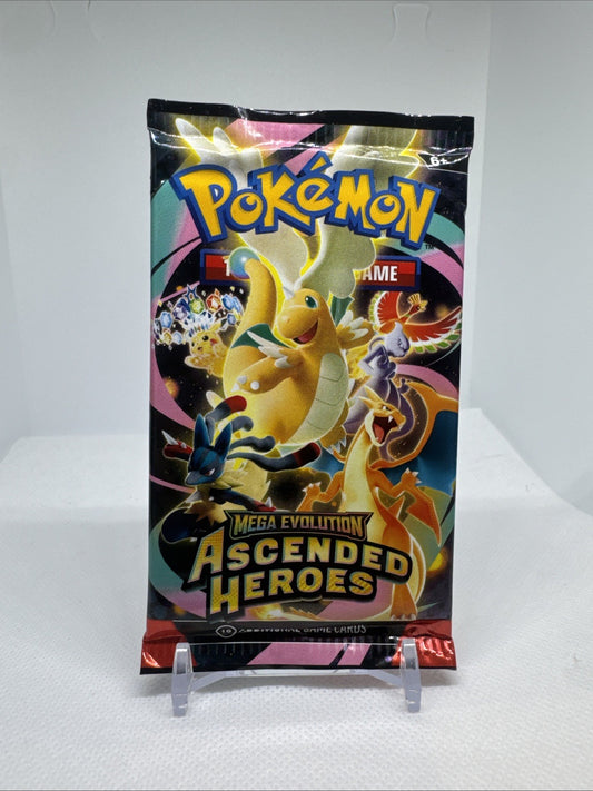 Pokémon Ascended Heroes Booster Pack 10 Cards | Sealed | English TCG
