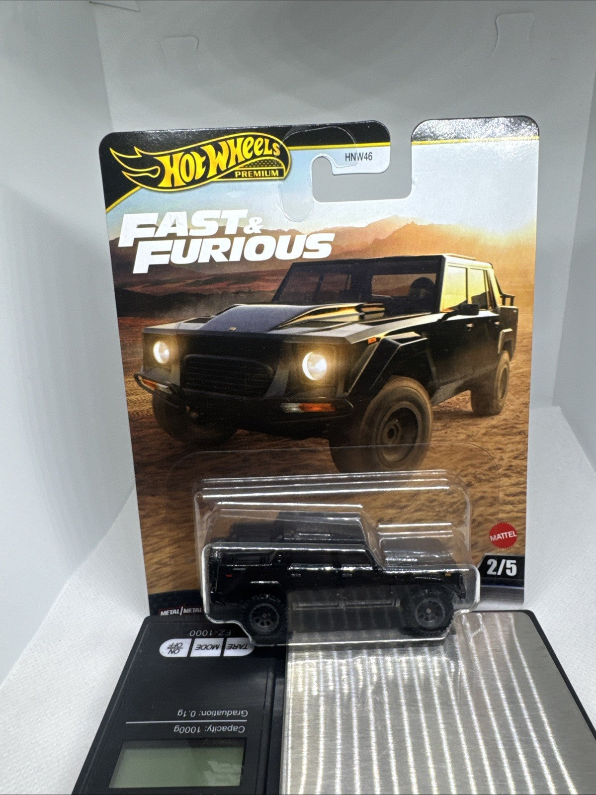 Hot Wheels Fast & Furious Lamborghini LM002 Diecast Car Black