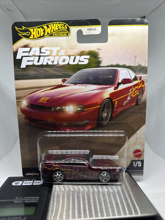 Hot Wheels Premium Fast & Furious Nissan 240SX (S14)  #1/5 New