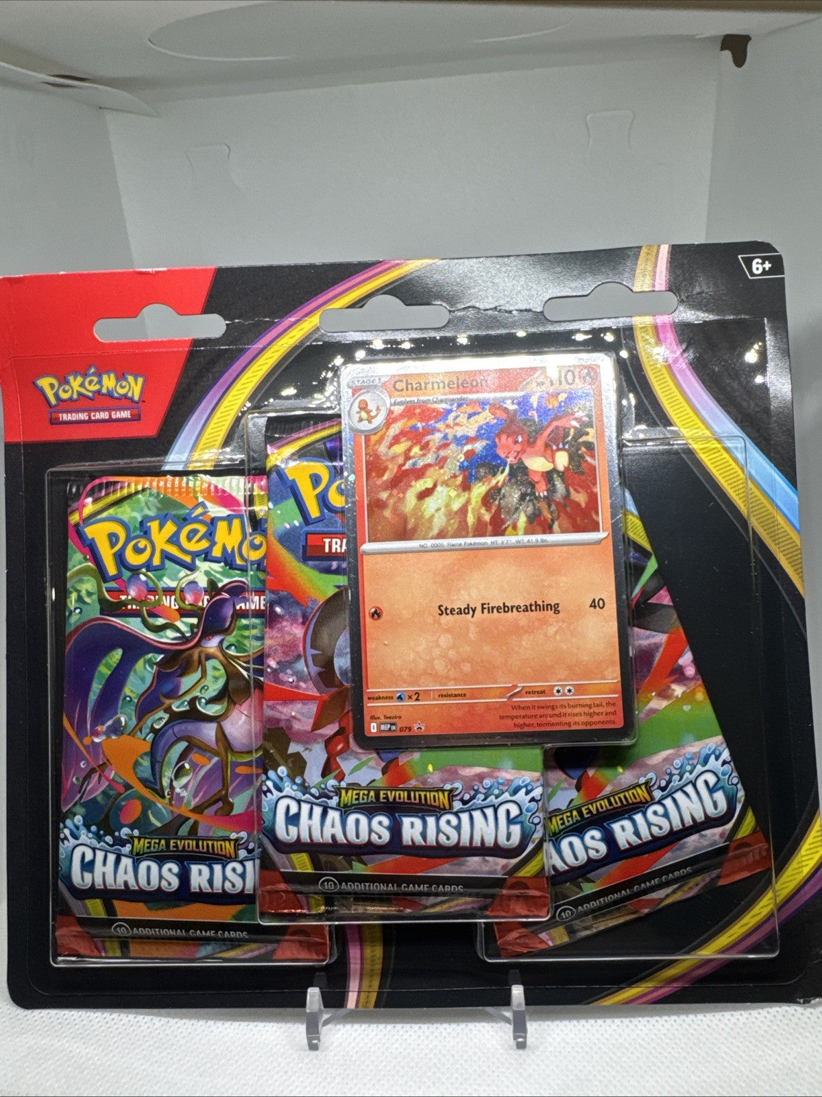 Pokemon TCG ME04: Chaos Rising 3-Pack Blister - Sealed - IN HAND READY TO SHIP