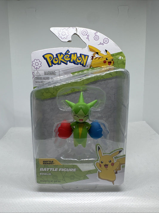 Pokémon Roselia Battle Ready Figure NEW | Grass Type Official Collectible Toy