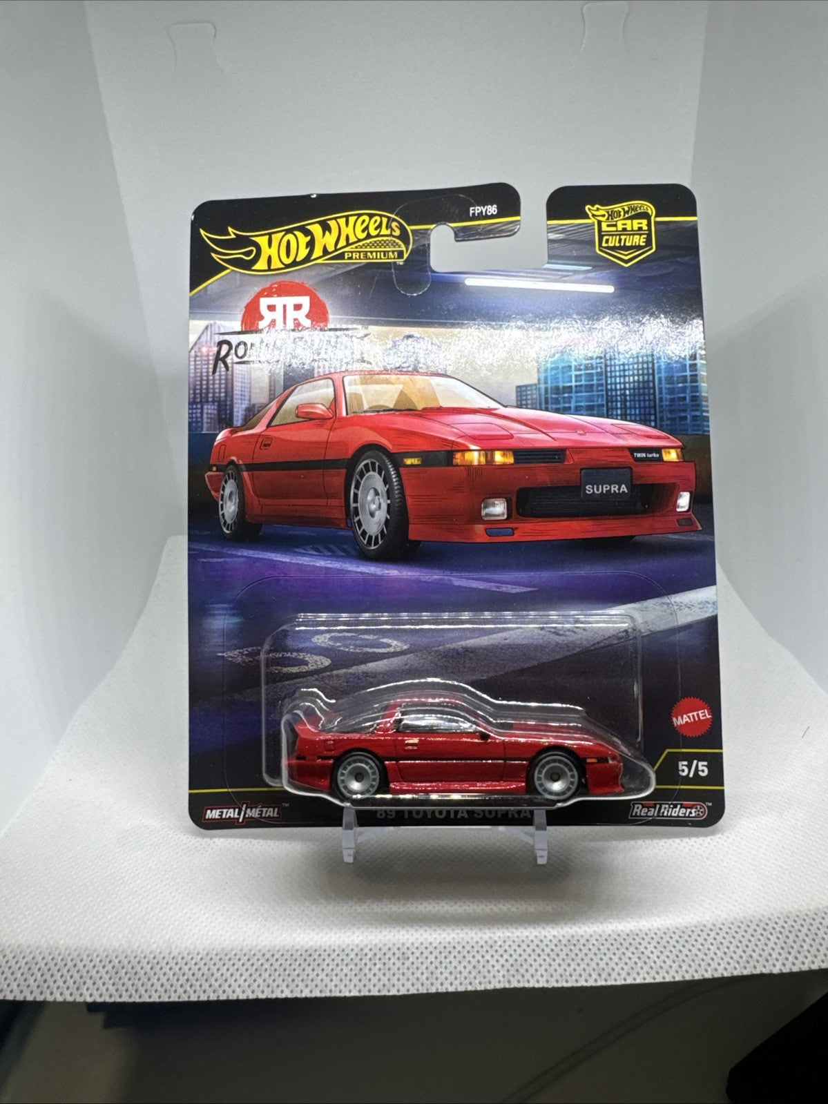 Hot Wheels Car Culture Premium Ronin Run 2 ‘89 TOYOTA SUPRA / A28