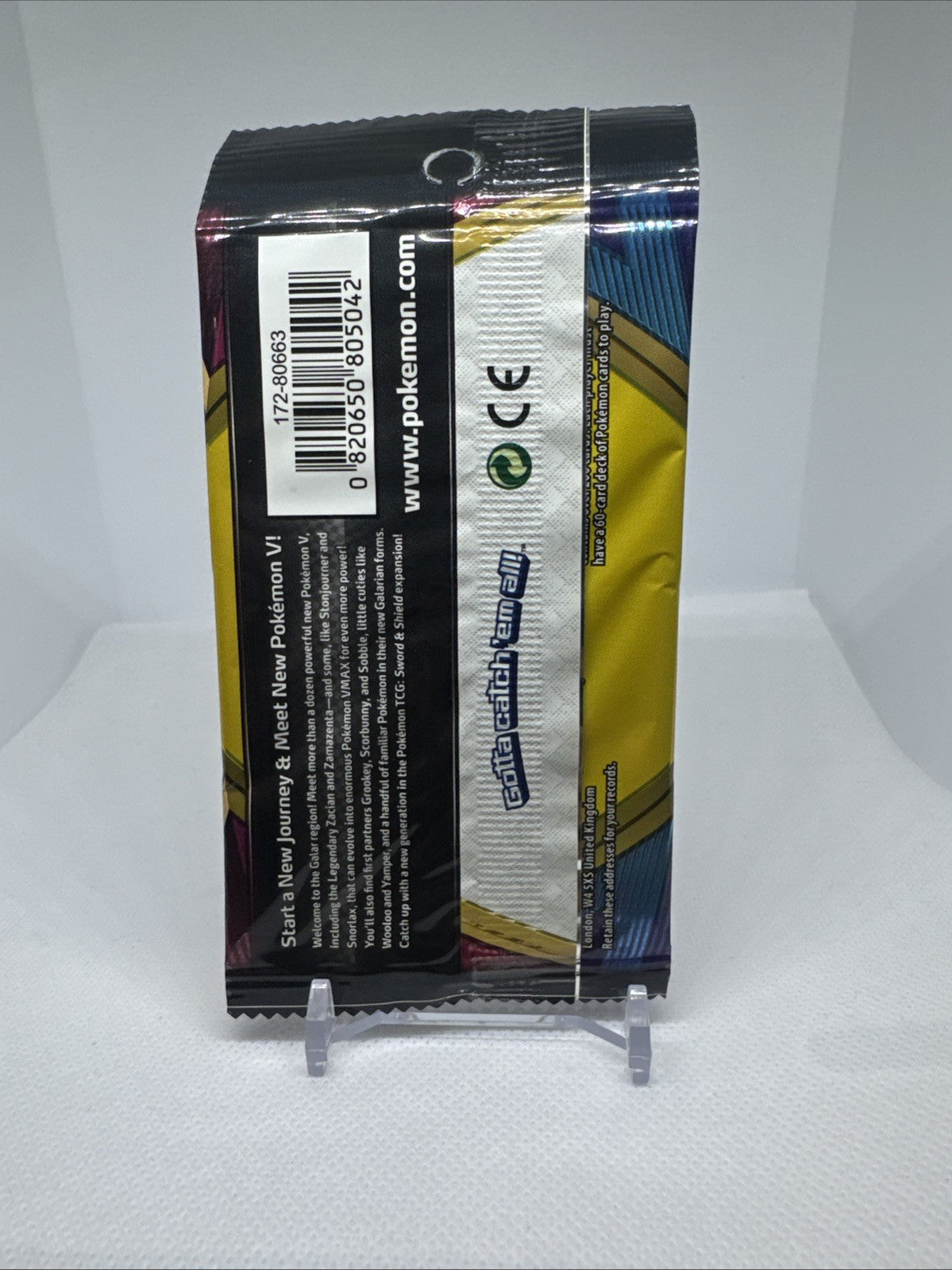 Pokemon TCG Sword & Shield ZACIAN 3 card Booster Pack