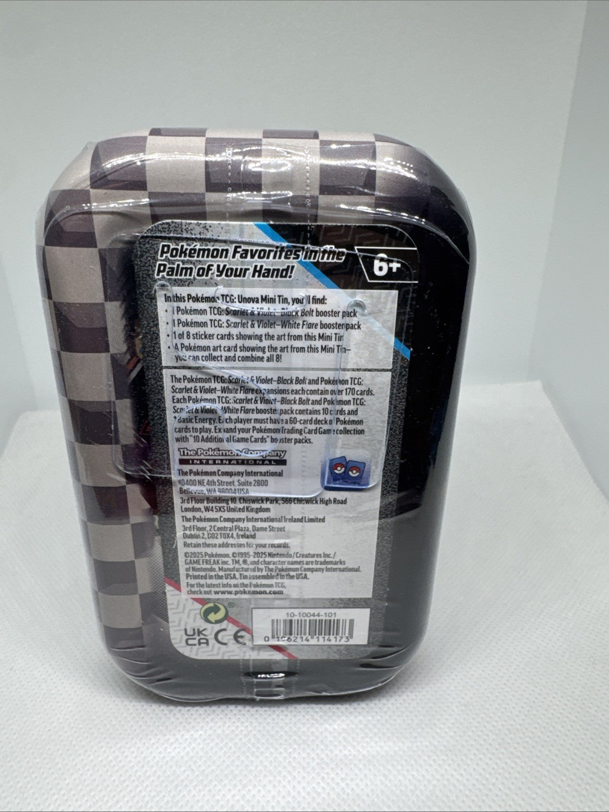 Pokemon TCG Unova Mini Tin Black Bolt White Flare Krookodile & Excadrill Sealed