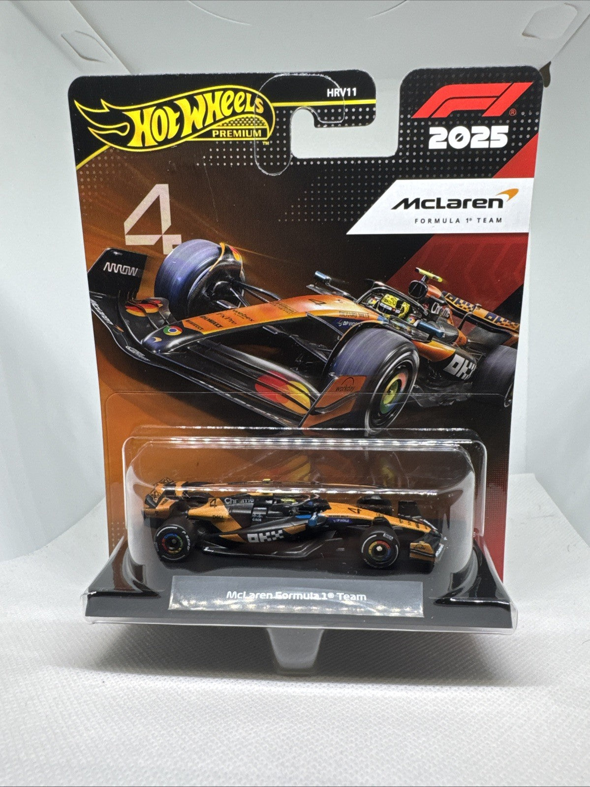 Hot Wheels Premium McLaren F1 #4 Lando Norris 2025 Formula 1