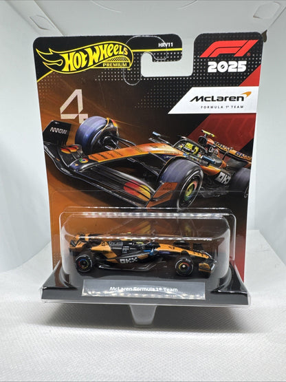 Hot Wheels Premium McLaren F1 #4 Lando Norris 2025 Formula 1