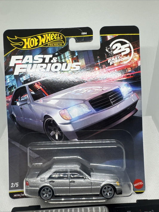 2026 Hot Wheels Premium Fast & Furious 25th Anniversary Mercedes-Benz 500 Sel