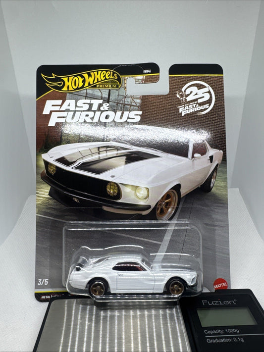2024 Hot Wheels Premium Fast & Furious 4/5 FURIOUS 6 1969 FORD MUSTANG BOSS E36