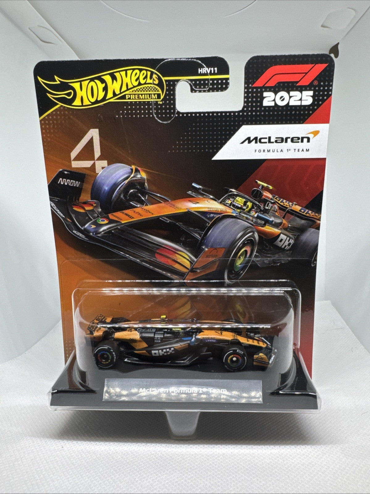 Hot Wheels Premium McLaren F1 #4 Lando Norris 2025 Formula 1