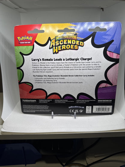 Pokémon Ascended Heroes 2-Pack Blister Larry’s Komala | Sealed