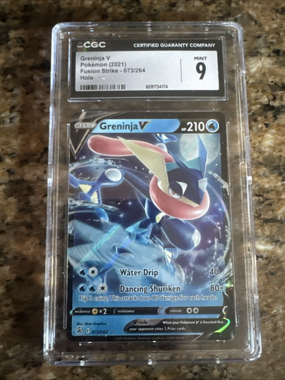 Greninja V 073/264 Pokémon Card | Fusion Strike SWSH 2021