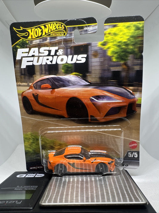 Hot Wheels Premium Fast & Furious 2021 Toyota GR Supra Real Riders Diecast